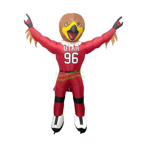 7' Air Blown Inflatable NCAA University of Utah Utes Swoop Mascot