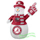 7' Air Blown Inflatable NCAA Alabama Crimson Tide Snowman