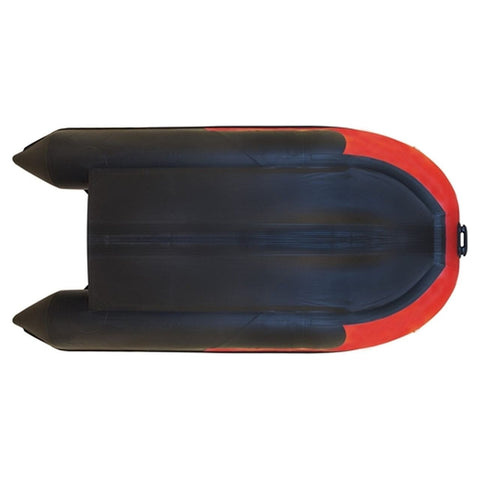 Aleko Boating & Water Sports 12.5 ft Red and Black Inflatable Boat with Aluminum Floor by Aleko BT380RBK-AP