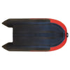 Image of Aleko Boating & Water Sports 12.5 ft Red and Black Inflatable Boat with Aluminum Floor by Aleko BT380RBK-AP