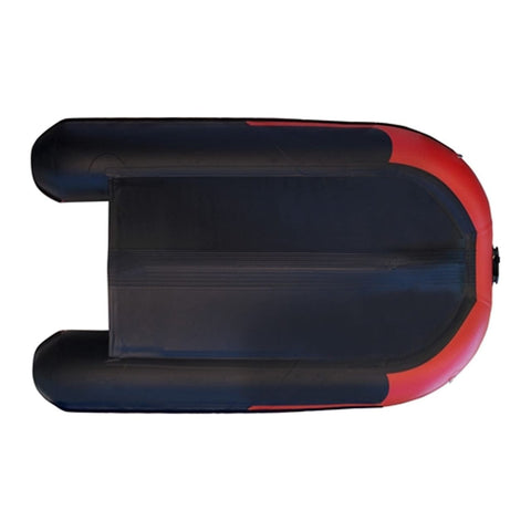 Aleko Fishing 8.4 ft - Red and Black PRO Fishing Inflatable Boat with Aluminum Floor Front Board Holders by Aleko BTF250RBK-AP 8.4 ft - Red and Black PRO Fishing Inflatable Boat with Aluminum Floor