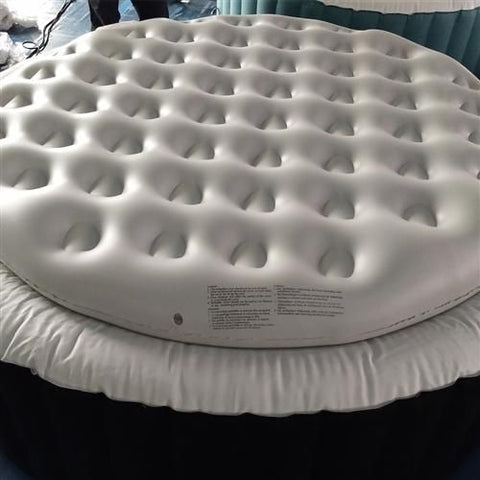 Aleko Hot Tub Accessories White Inflatable Round Insulator Top for 6-Person Inflatable Hot Tub by Aleko HTRP6WH-AP White Inflatable Round Insulator Top for 6-Person Inflatable Hot Tub by Aleko SKU# HTRP6WH-AP