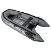 Image of Aleko inflatable boat 12.5 ft Gray Inflatable Boat with Aluminum Floor by Aleko BT380G-AP 12.5 ft Gray Inflatable Boat with Aluminum Floor by Aleko BT380G-AP