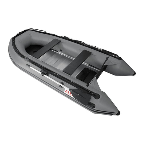 Aleko inflatable boat Inflatable Boat with Aluminum Floor - 10.5 ft - Gray by Aleko 013964717761 BT320G-AP Inflatable Boat with Aluminum Floor - 10.5 ft  Gray by Aleko BT320G-AP