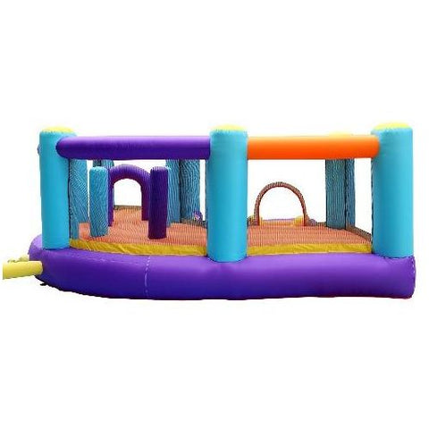 Aleko Residential Bouncers Inflatable Playtime Bounce House with Pool and Slide by Aleko 703980256145 BHPLAY-AP Inflatable Playtime Bounce House with Pool and Slide by Aleko SKU# BHPLAY-AP