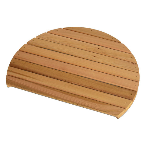 Aleko Sauna Accessories Ellipse Curved Rinse Outdoor Shower by Aleko 703980261798 SHCEDRUSTIC-AP