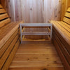 Image of Aleko Saunas 6 Person 6 kW Harvia KIP Heater Outdoor Rustic Cedar Barrel Steam Sauna Front Porch Canopy by Aleko 781880253785 SB6CED-AP 6 Person 6 kW Harvia KIP Outdoor Rustic Cedar Barrel Sauna by Aleko