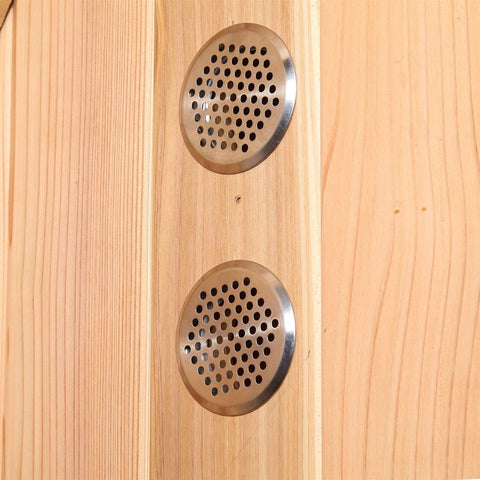Aleko Saunas 6 Person 6 kW Harvia KIP Heater Outdoor Rustic Cedar Barrel Steam Sauna Front Porch Canopy by Aleko 781880253785 SB6CED-AP 6 Person 6 kW Harvia KIP Outdoor Rustic Cedar Barrel Sauna by Aleko