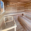 Image of Aleko Saunas 8 Person Canadian Cedar Wet Dry Outdoor Sauna with Asphalt Roof 9 kW ETL Certified Heater by Aleko 703980258729 SKD8RCED-AP 8 Person Heater Canadian Cedar Wet Dry Sauna Asphalt Roof 9 kW ETL