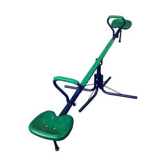 Aleko Swings & Play Sets Outdoor Sturdy Child 360-Degree Spinning Seesaw Play Set Green by Aleko 703980252345 BSW06-AP Outdoor Sturdy Child 360-Degree Spinning Seesaw Play Set Green Aleko