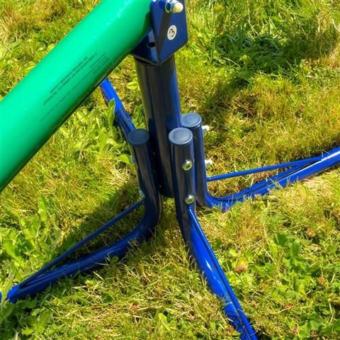 Aleko Swings & Play Sets Outdoor Sturdy Child 360-Degree Spinning Seesaw Play Set Green by Aleko 703980252345 BSW06-AP Outdoor Sturdy Child 360-Degree Spinning Seesaw Play Set Green Aleko