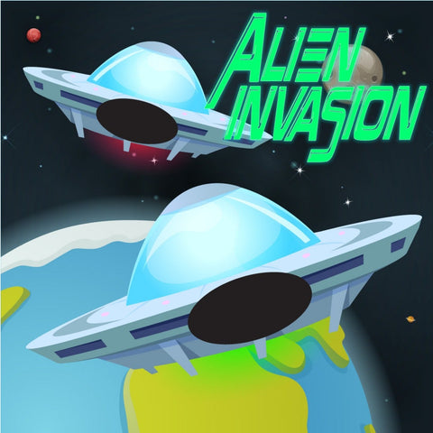 Alien Invasion Interactive Carnival Frame Game
