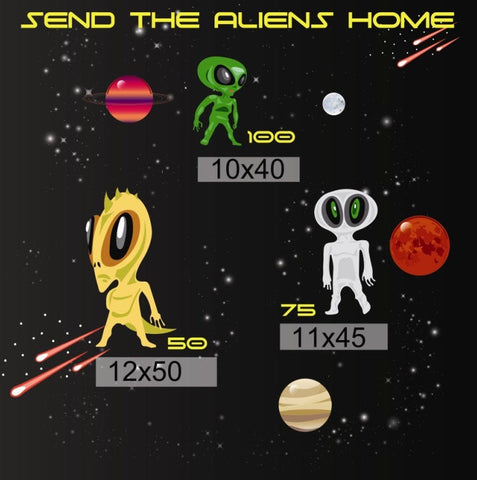 Send the Aliens Home UltraLite Air Frame Game Panel
