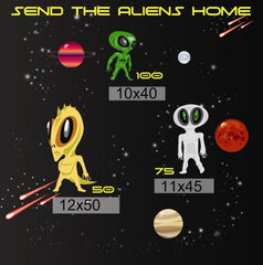 Complete Send the Aliens Home UltraLite Air Frame Game