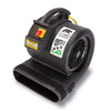 Image of B-Air Grizzly 1 HP 3 Speed Commercial Air Mover & Blower Fan, BA-GP-1-BK, Black