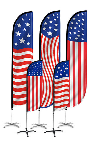 American Flag Feather Flag