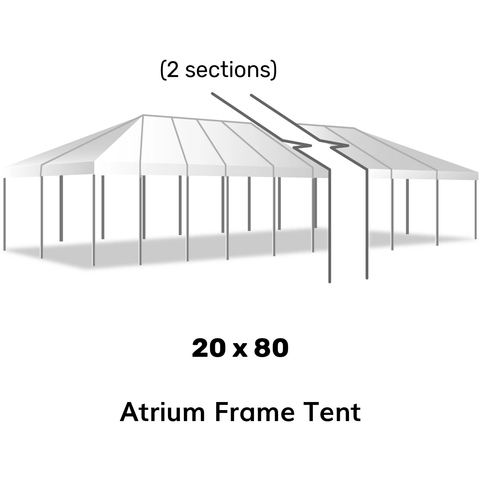 American Tent Tents 20x80 Atrium Frame Tent by American Tent