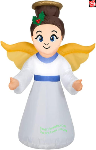 3.5' Gemmy Airblown Inflatable Christmas Angel w/ Wings & Halo