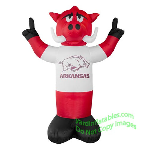 7' NCAA Inflatable Arkansas Razorbacks Mascot