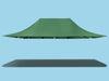 Image of 10' x 20' Speedy Fly Tent Top Only - Green