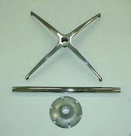 3 Piece Cocktail Table Repair Kit - 42" Leg, Socket, Cross Base