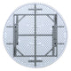 60" Round Plastic Table