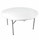 60" Round Plastic Table