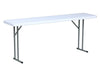 Image of 72" Rectangle Seminar Plastic Table