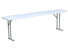 96" Rectangle Seminar Plastic Table