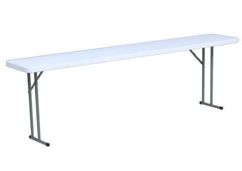 96" Rectangle Seminar Plastic Table