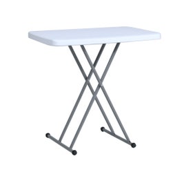 Adjustable Height Plastic Table - 20" x 30" Rectangle