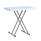 Adjustable Height Plastic Table - 20" x 30" Rectangle