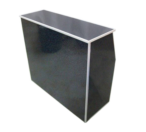 72" Portable Folding Bar, Black Marble