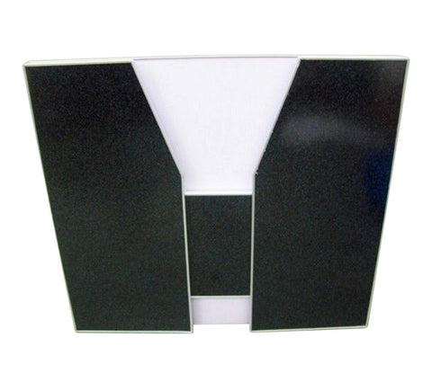 48" Portable Folding Bar, Black Marble