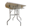 Image of 5.5 Foot Serpentine Wood Folding Table