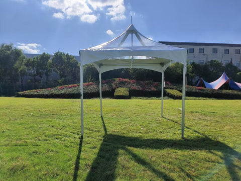 10' x 10' Premium High Peak Frame Party Tent - Clear