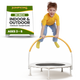 JumpKing 36" Ivory White Bouncer - Beige handle foam
