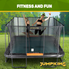 Image of JumpKing 13' x 13' Square Trampoline - Outdoor/Indoor Recreational Trampoline - Large Trampoline and Great Gift for Kids, Adults, & Family Fun