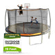 JumpKing 15'  Trampoline - Outdoor/Indoor Recreational Trampoline w/ Basketball Hoop, Enclosure Net - Large Trampoline and Holiday Gift for Kids, Adults, & Family Fun