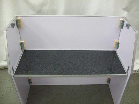 72" Portable Folding Bar, Black Marble
