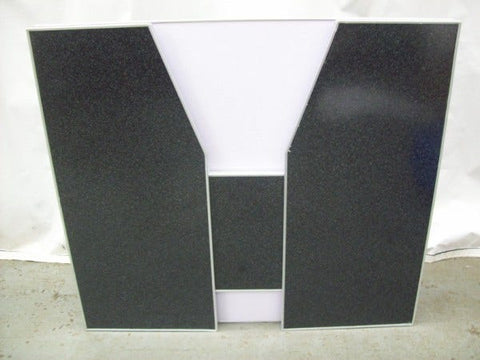 72" Portable Folding Bar, Black Marble