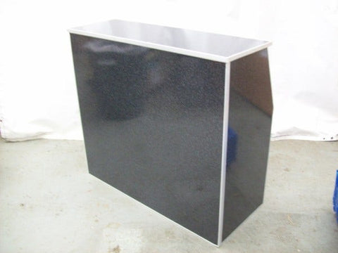 72" Portable Folding Bar, Black Marble