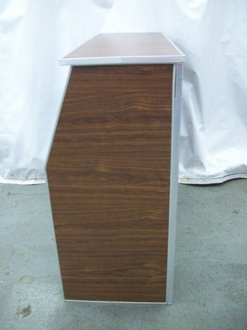 48" Portable Folding Bar, Walnut