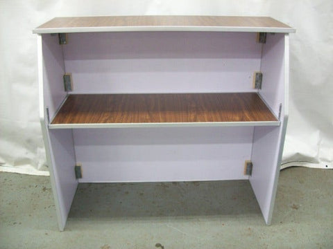 48" Portable Folding Bar, Walnut