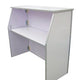 48" Portable Folding Bar, White