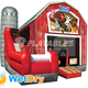 17'H Bouncin’ Barnyard 5-in-1 Combo™ by Cutting Edge