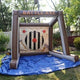 Interactive Throwing Game with Blower - Battle Axe, Wood