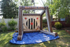 Image of Interactive Throwing Game with Blower - Battle Axe, Wood