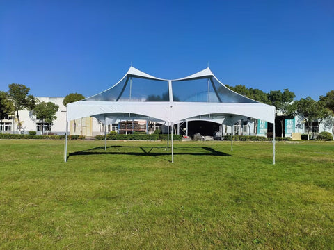 20' x 30' Premium High Peak Frame Canopy Tent - Clear