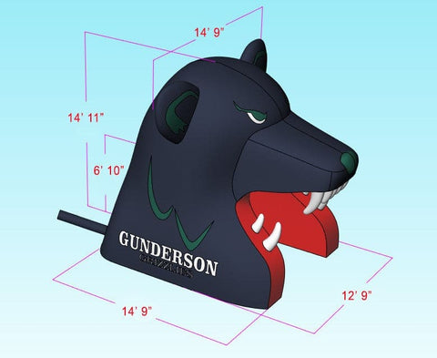 Custom Inflatable Sports Tunnel - AD9501-B